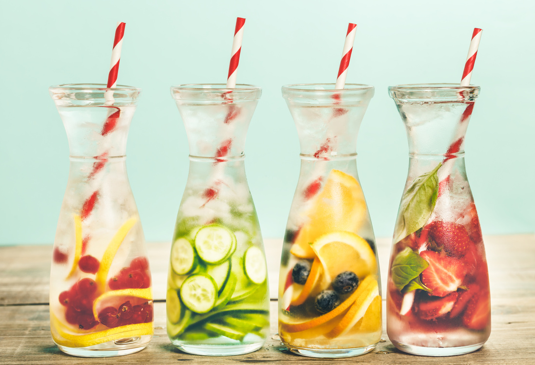 Detox Fruit Infused Flavored Water